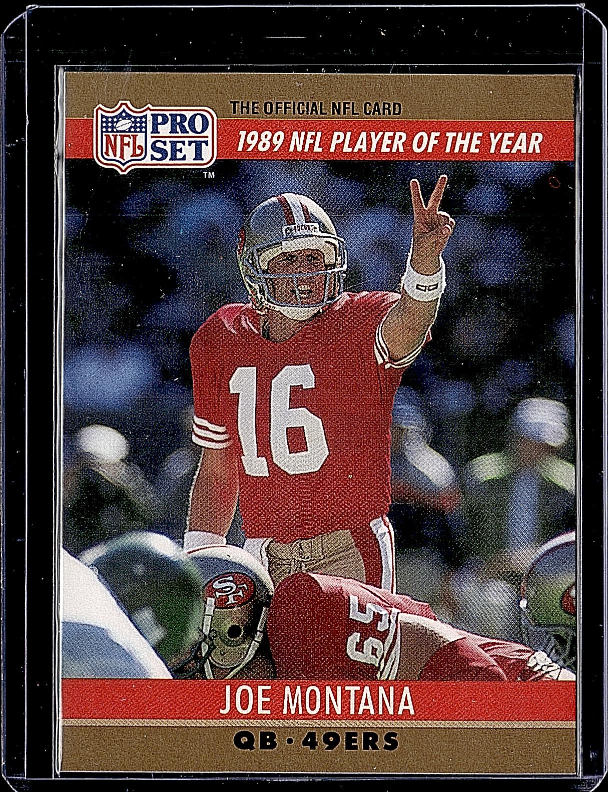 1990 Pro Set #2a Joe Montana