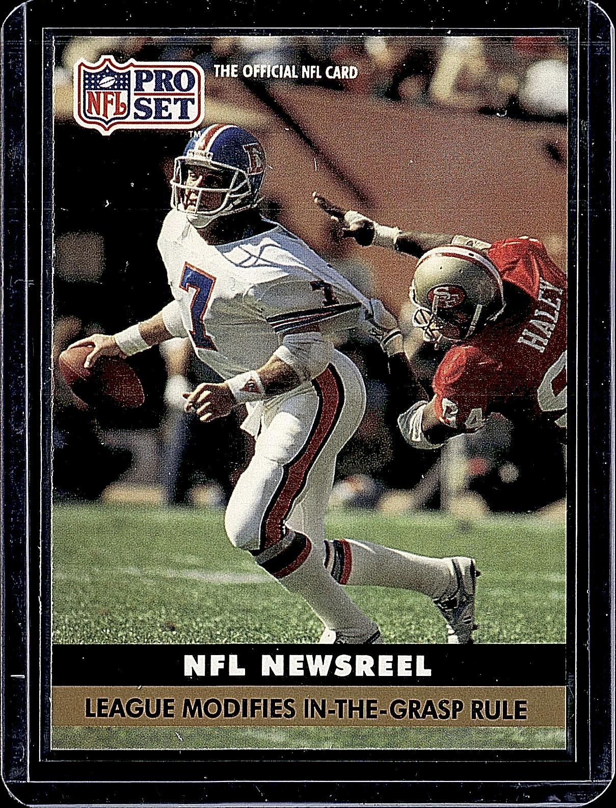 1991 Pro Set #345 NFL Newsreel