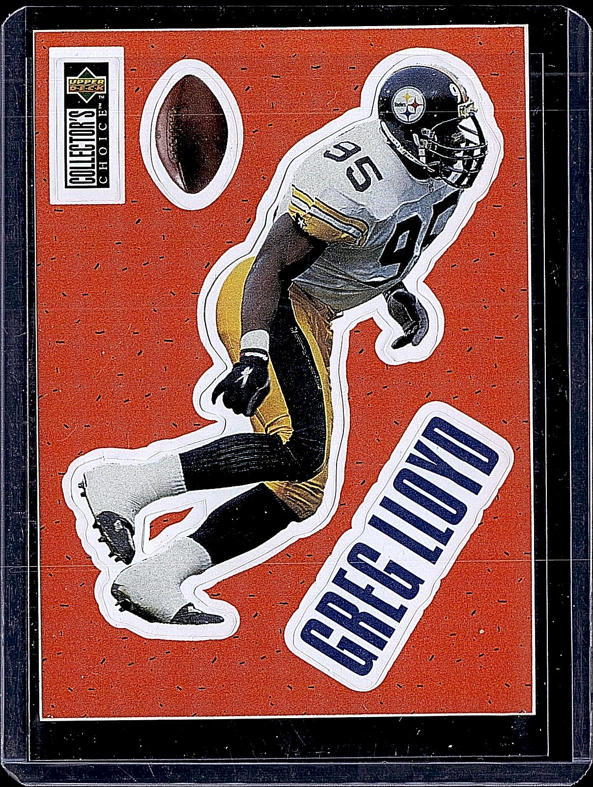 1996 Collector's Choice #S13 Greg Lloyd Play Action Stick-Ums