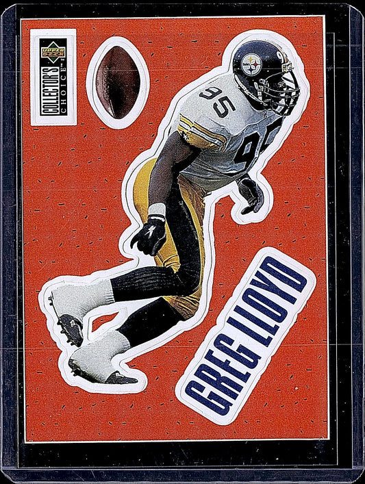 1996 Collector's Choice #S13 Greg Lloyd Play Action Stick-Ums