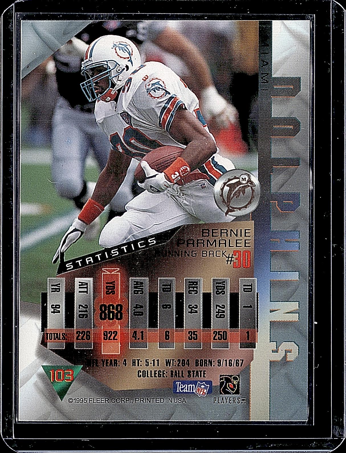 1995 Fleer Metal #103 Bernie Parmalee