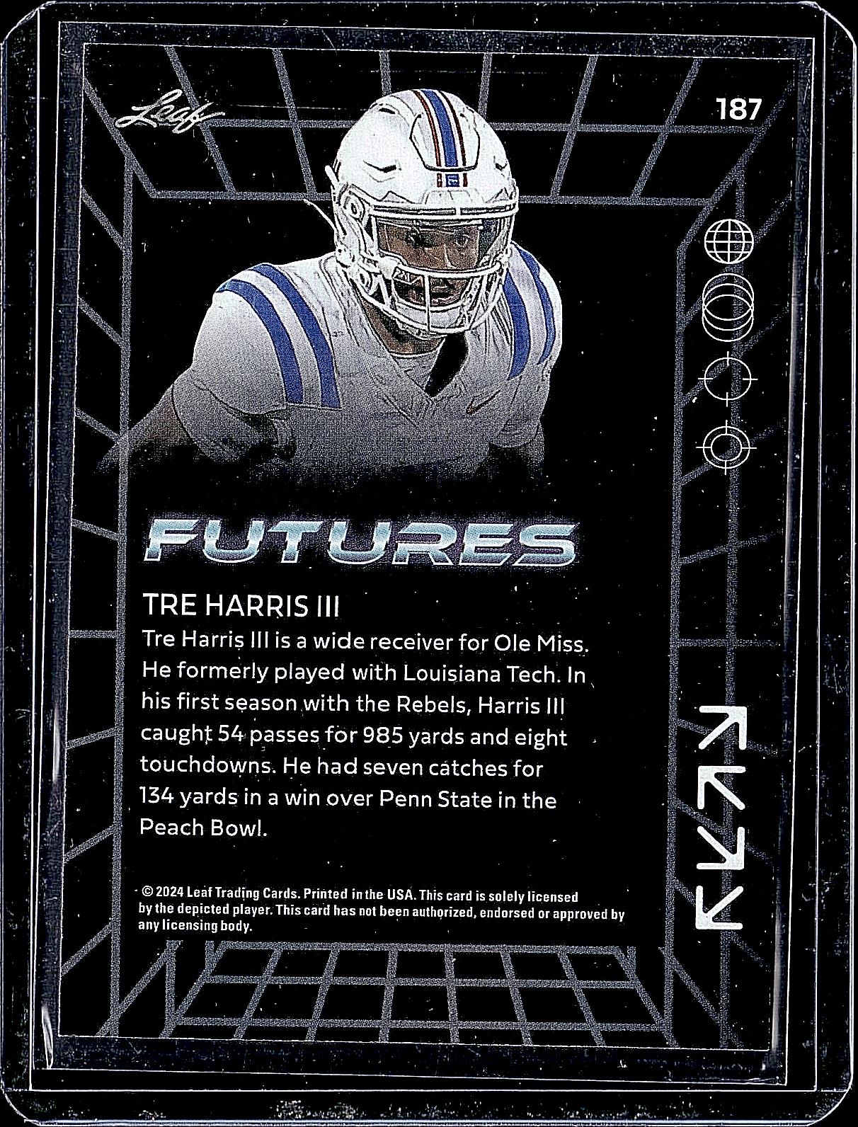 2024 Leaf Tre Harris III Futures