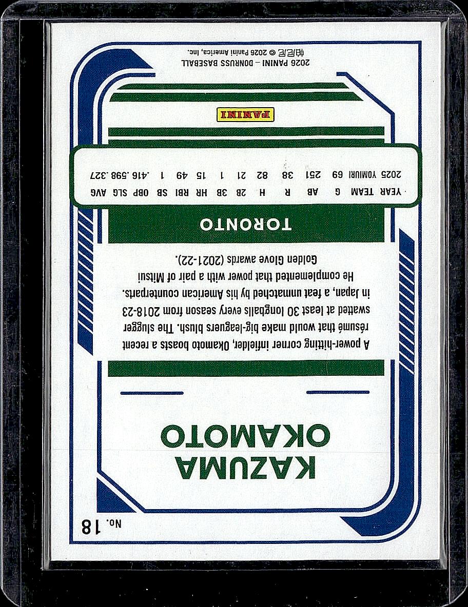 2026 Donruss #18 Kazuma Okamoto