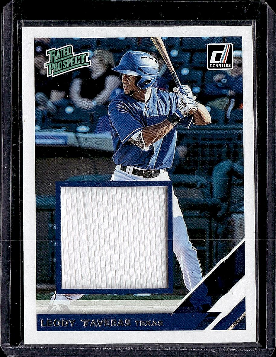 2019 Donruss #RPM-LT Leody Taveras Rated Prospect Material