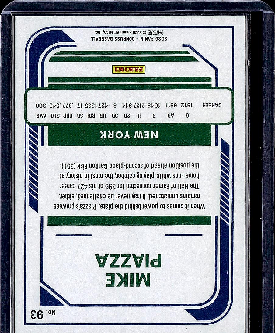 2026 Donruss #93 Mike Piazza Red and Blue