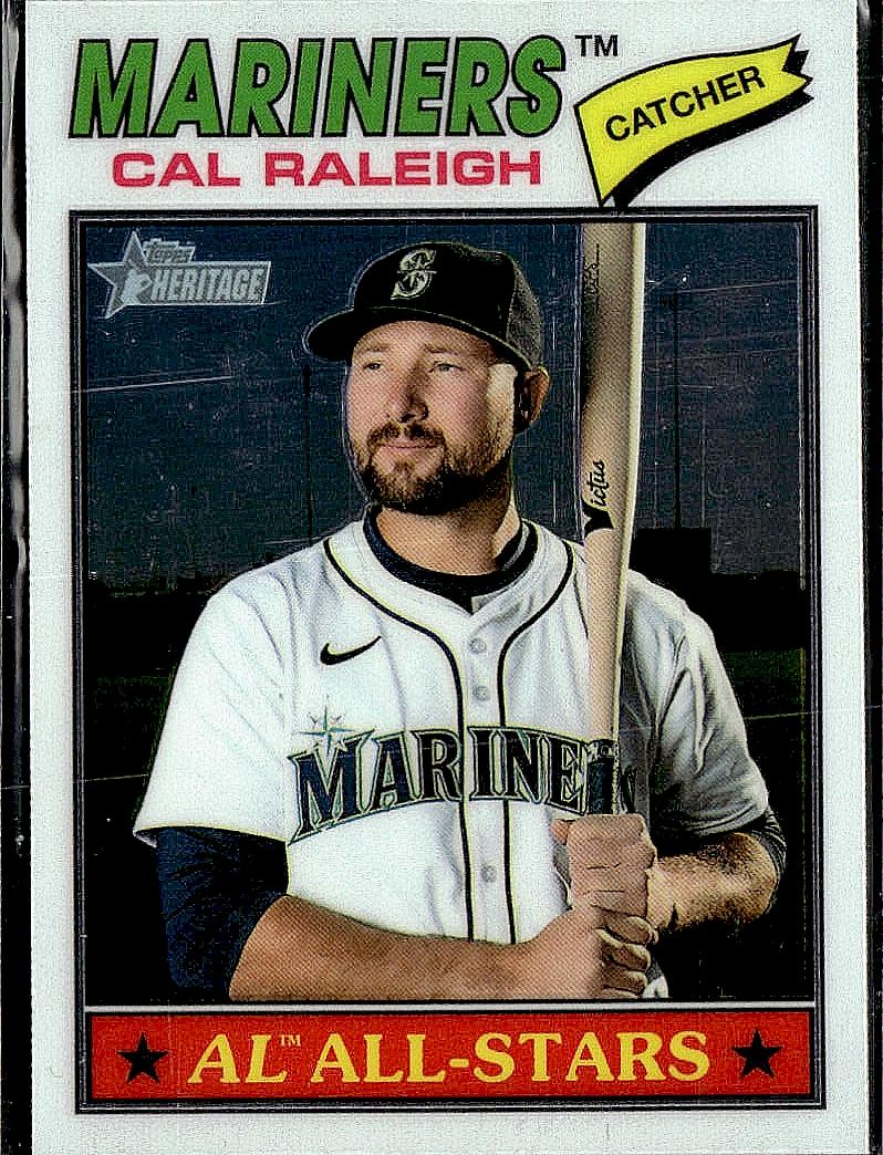 2026 Topps Heritage #269 Cal Raleigh Chrome