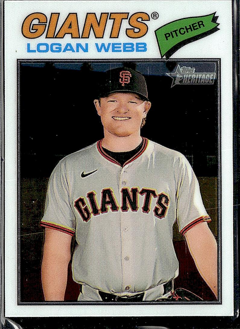 2026 Topps Heritage #82 Logan Webb