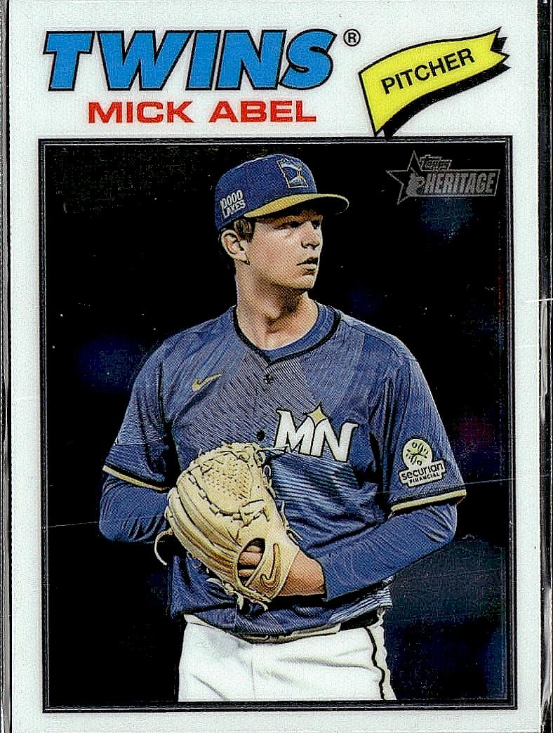 2026 Topps Heritage #292 Mick Abel Chrome