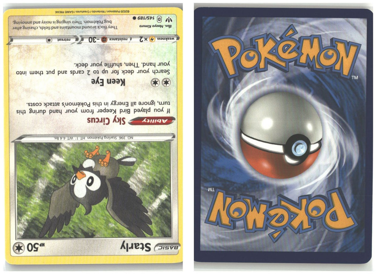 Front + Back scan