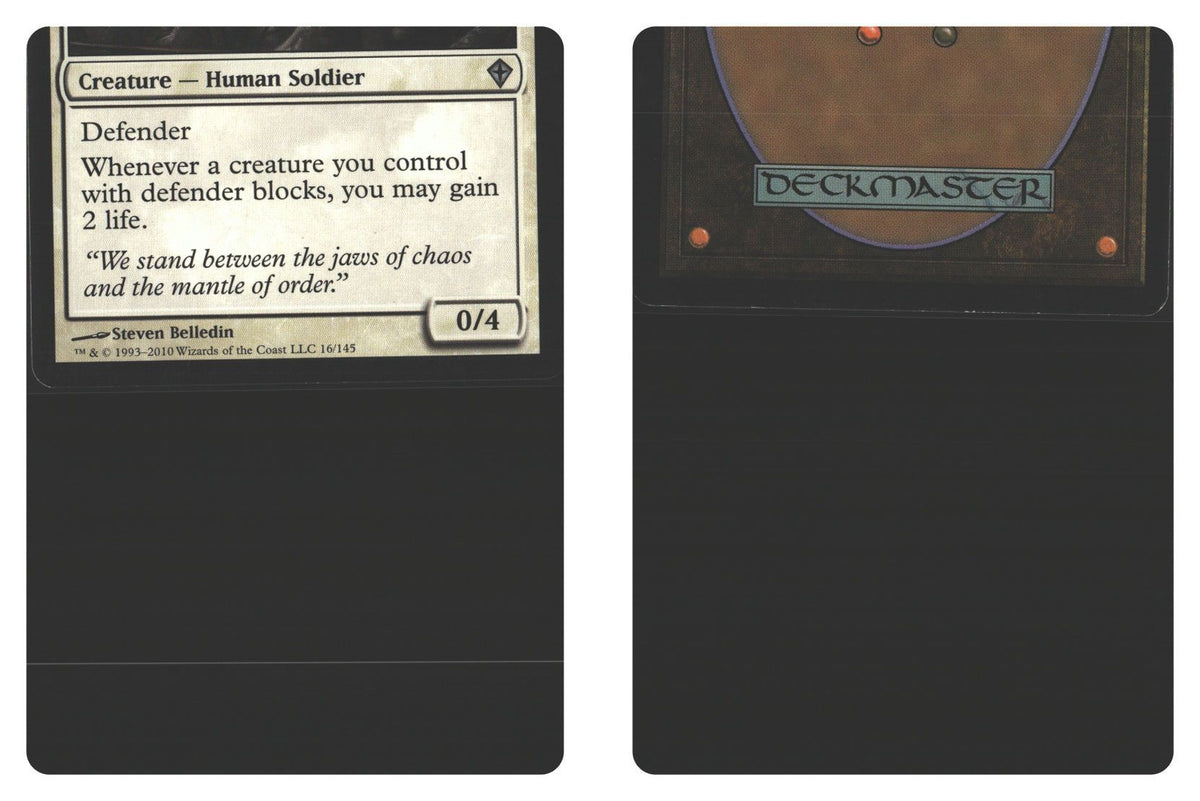 Front + Back scan