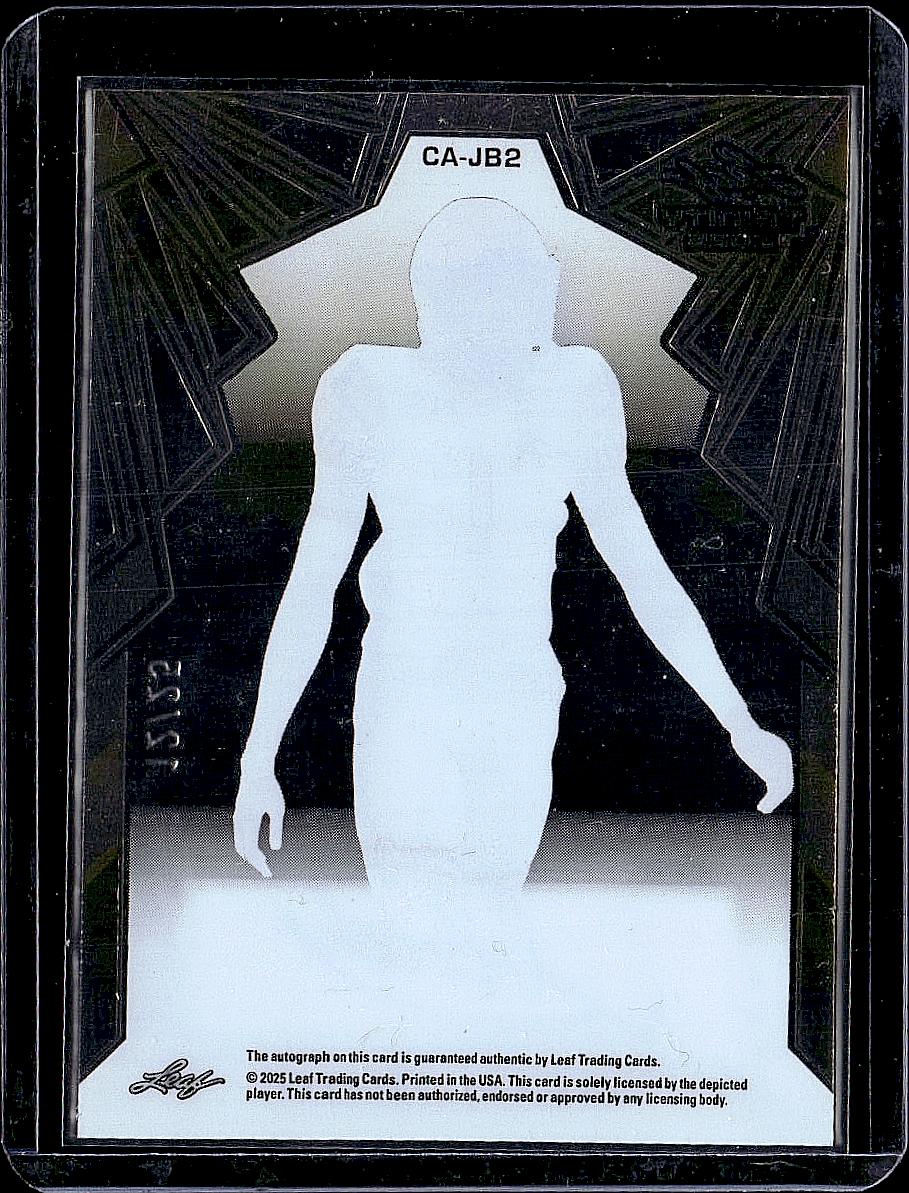 2025 Leaf Trinity  Jabari Brady Clear Auto /25