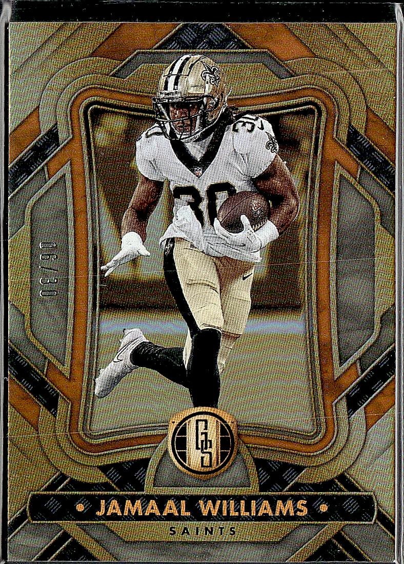 2023 Panini Gold Standard #68 Jamaal Williams Platinum #/75
