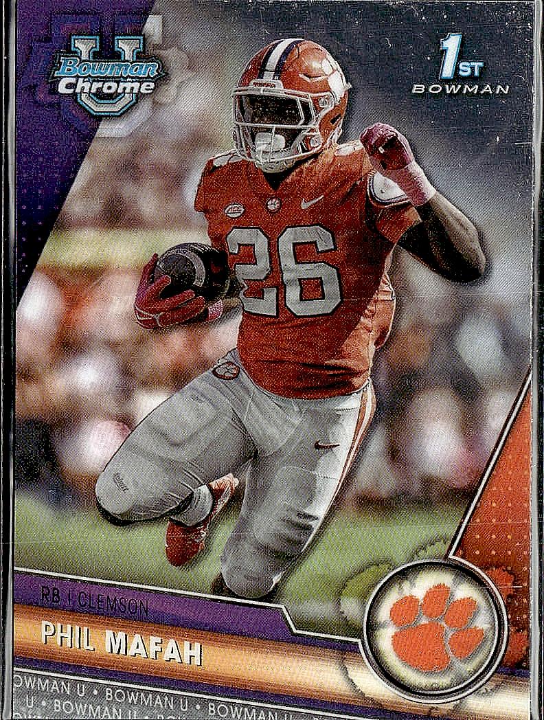 2023 Bowman University Chrome #81 Phil Mafah Refractor