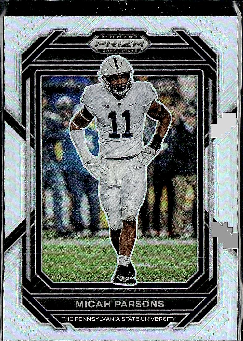 2023 Panini Prizm Draft Picks #75 Micah Parsons Prizms Silver