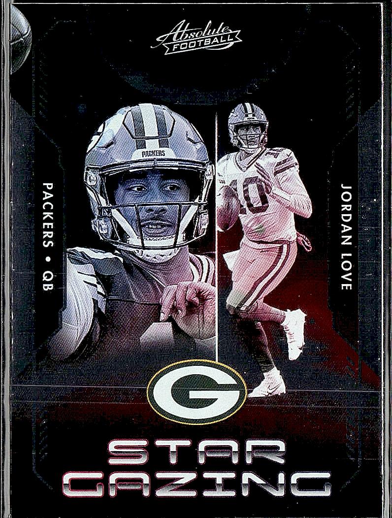 2023 Panini Absolute #SG-8 Jordan Love Star Gazing