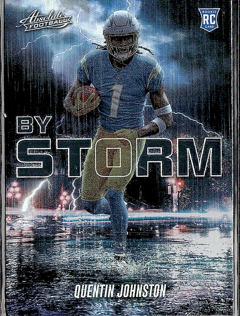 2023 Panini Absolute #BST-10 Quentin Johnston By Storm