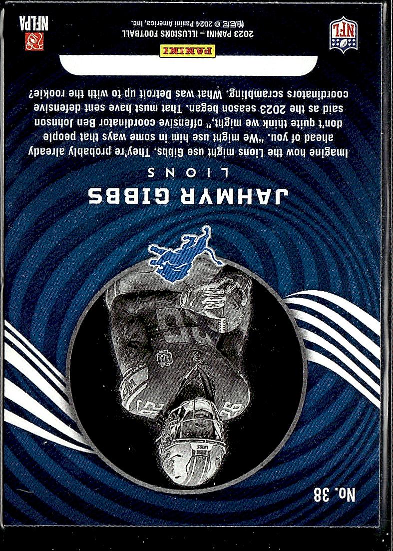 2023 Panini Illusions #38 Jahmyr Gibbs