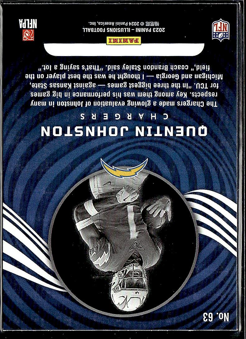 2023 Panini Illusions #63 Quentin Johnston Retail