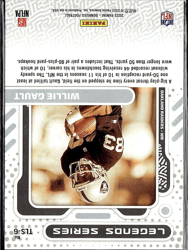 2023 Donruss #TLS-6 Willie Gault The Legends Series