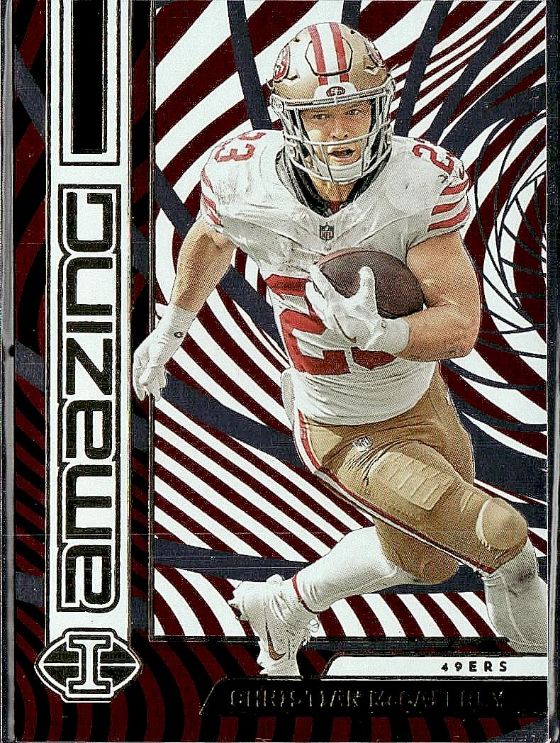 2023 Panini Illusions #3 Christian McCaffrey Amazing