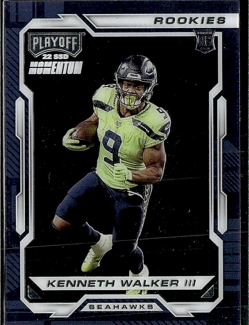 2022 Panini Chronicles #PMR-18 Kenneth Walker III Playoff Momentum Rookies