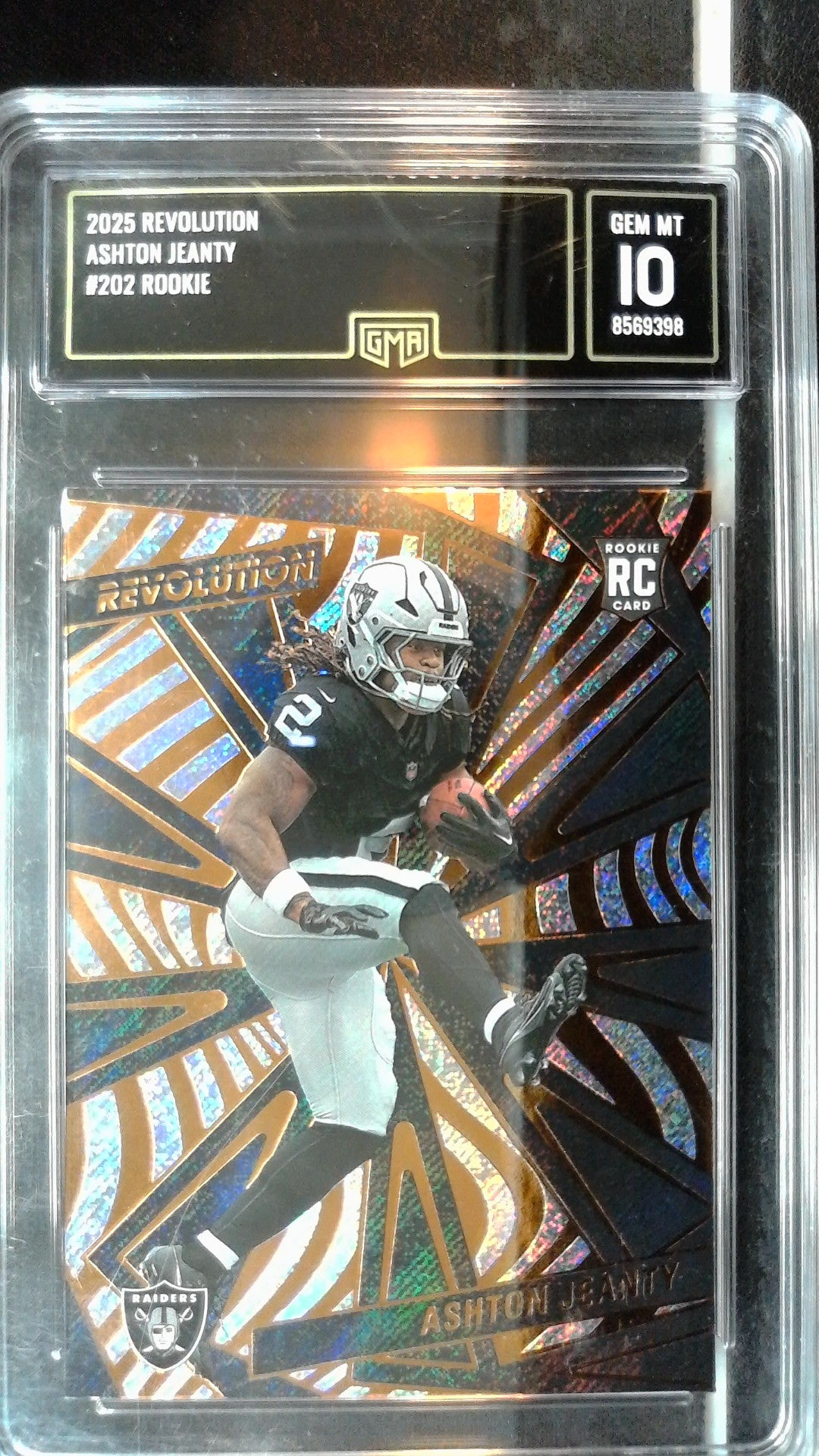 2025 Panini Revolution #202 Ashton Jeanty GMA 10