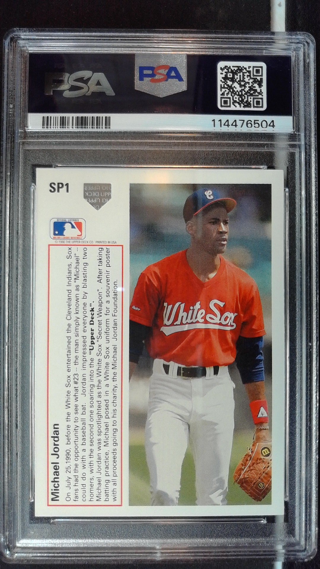 1991 Upper Deck #SP1 Michael Jordan PSA 8