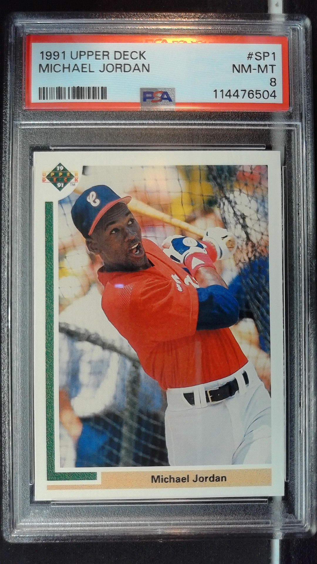 1991 Upper Deck #SP1 Michael Jordan PSA 8