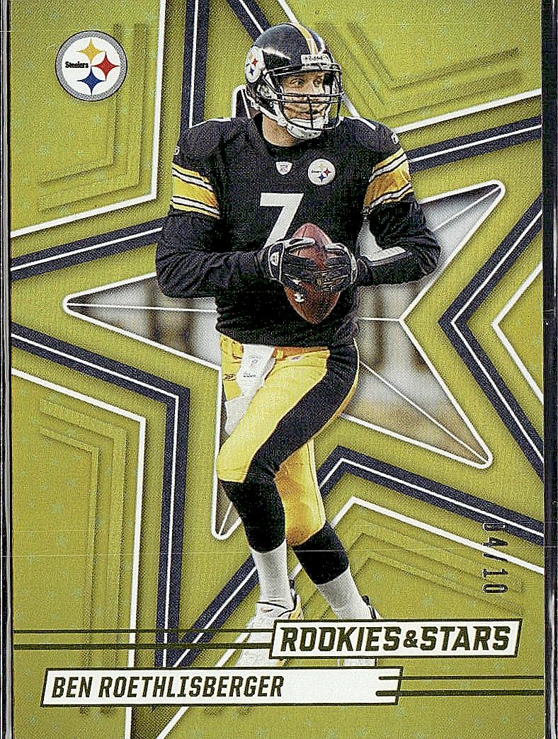2025 Panini Rookies & Stars #63 Ben Roethlisberger Gold #/10