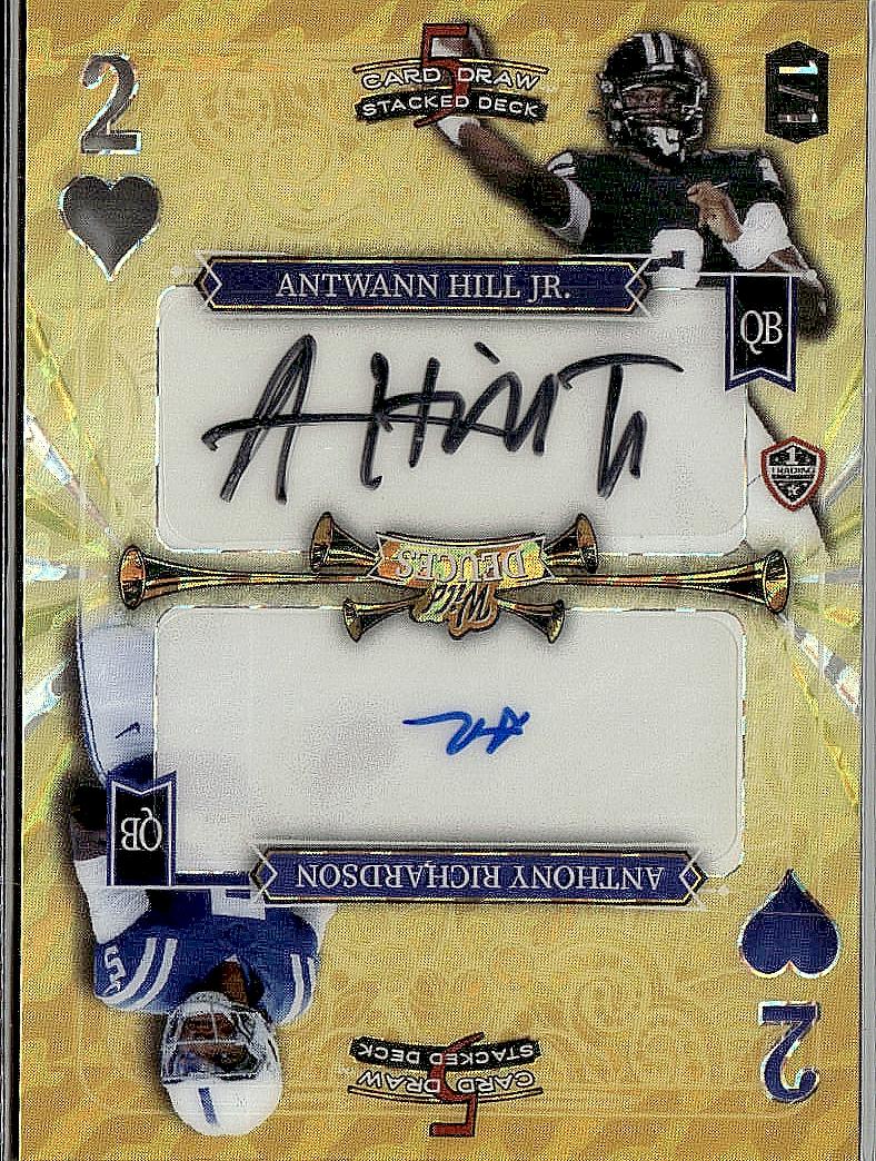 2024 Wild Card Duel Auto Anthony Richardson Antwann Hill Jr. /1