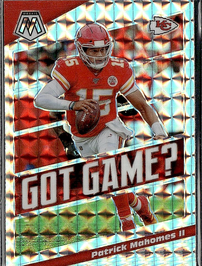 2020 Panini Mosaic #GG16 Patrick Mahomes II Got Game? Prizm
