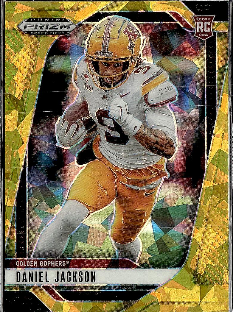 2025 Panini Prizm Draft Picks #69 Daniel Jackson Prizms Gold Ice