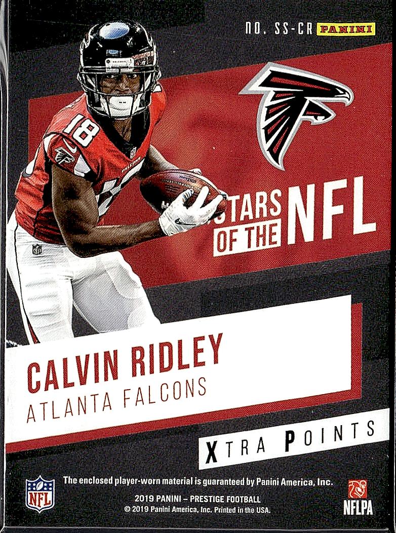 2019 Panini Prestige #SS-CR Calvin Ridley Stars of the NFL Xtra Points Blue