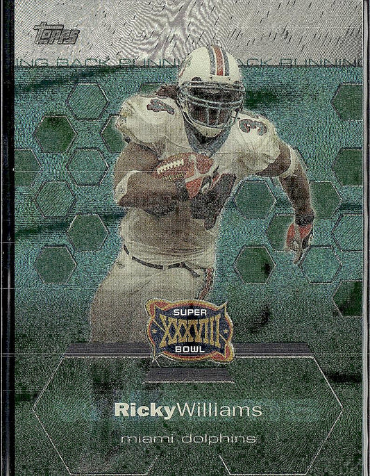 2004 Topps Super Bowl XXXVIII Card Show #5 Ricky Williams