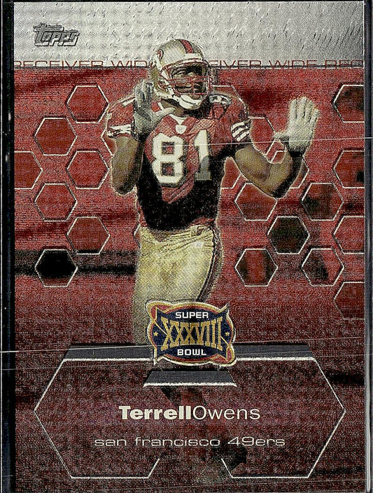 2004 Topps Super Bowl XXXVIII Card Show #11 Terrell Owens