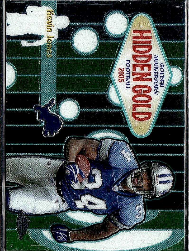 2005 Topps Chrome #HG4 Kevin Jones Golden Anniversary Hidden Gold