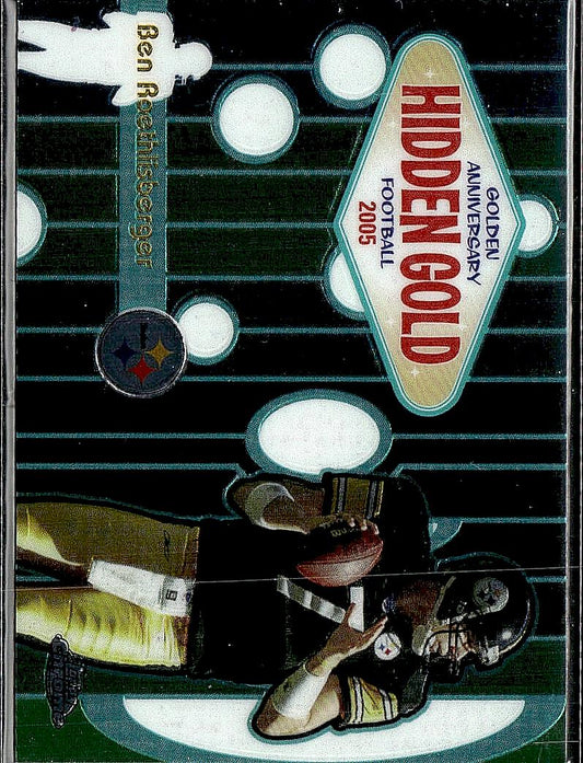 2005 Topps #HG6 Ben Roethlisberger Golden Anniversary Hidden Gold