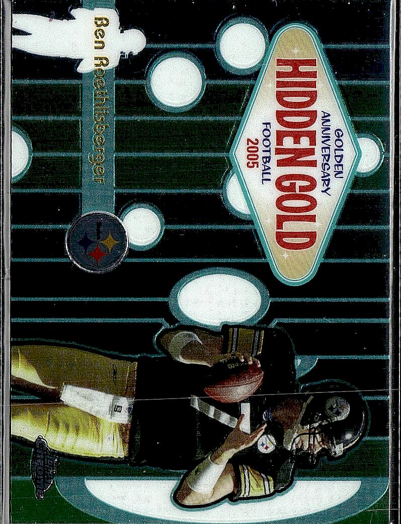 2005 Topps #HG6 Ben Roethlisberger Golden Anniversary Hidden Gold