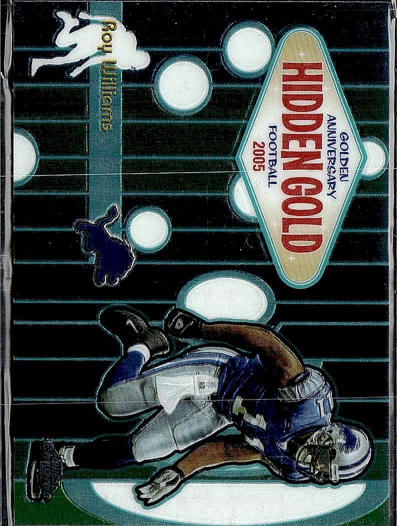 2005 Topps Chrome #HG10 Roy Williams Golden Anniversary Hidden Gold