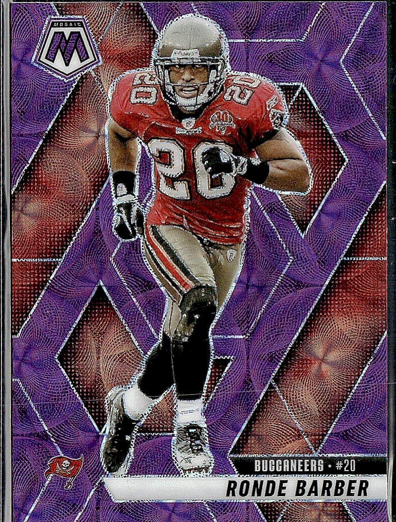 2025 Panini Mosaic #233 Ronde Barber Purple Scope
