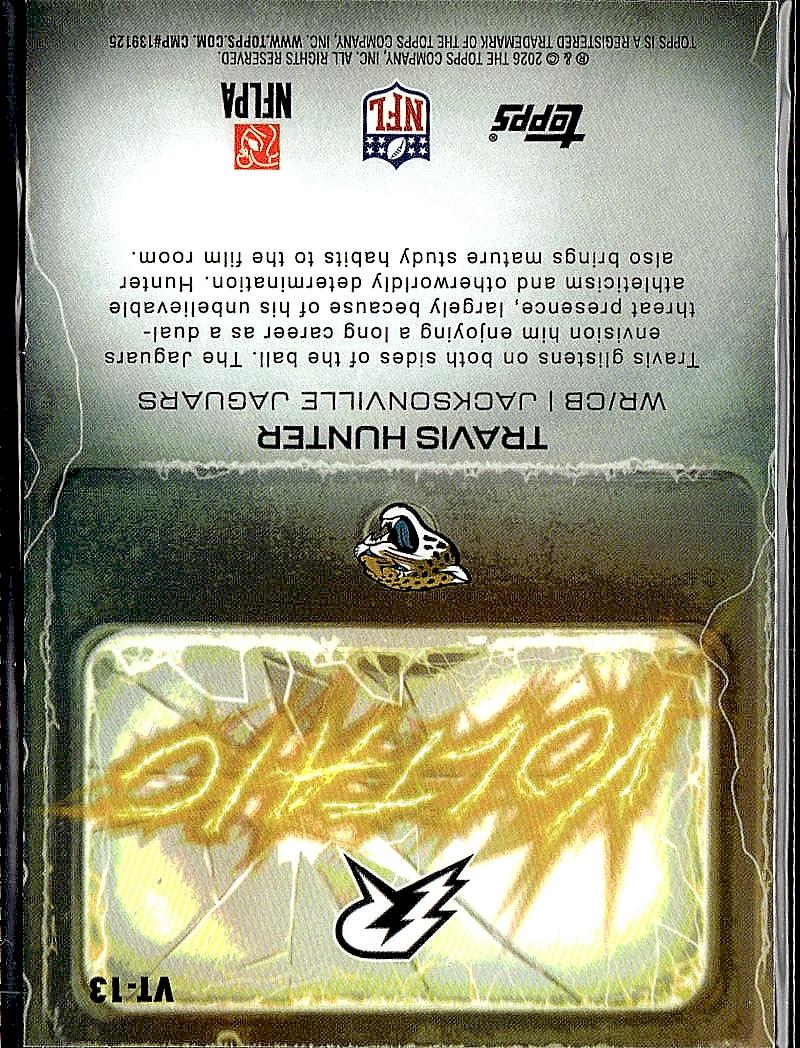2025 Topps Resurgence #VT-13 Travis Hunter Voltaic