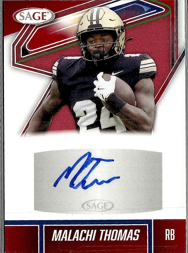 2026 SAGE #A-MT Malachi Thomas Autographs Red (High Series)