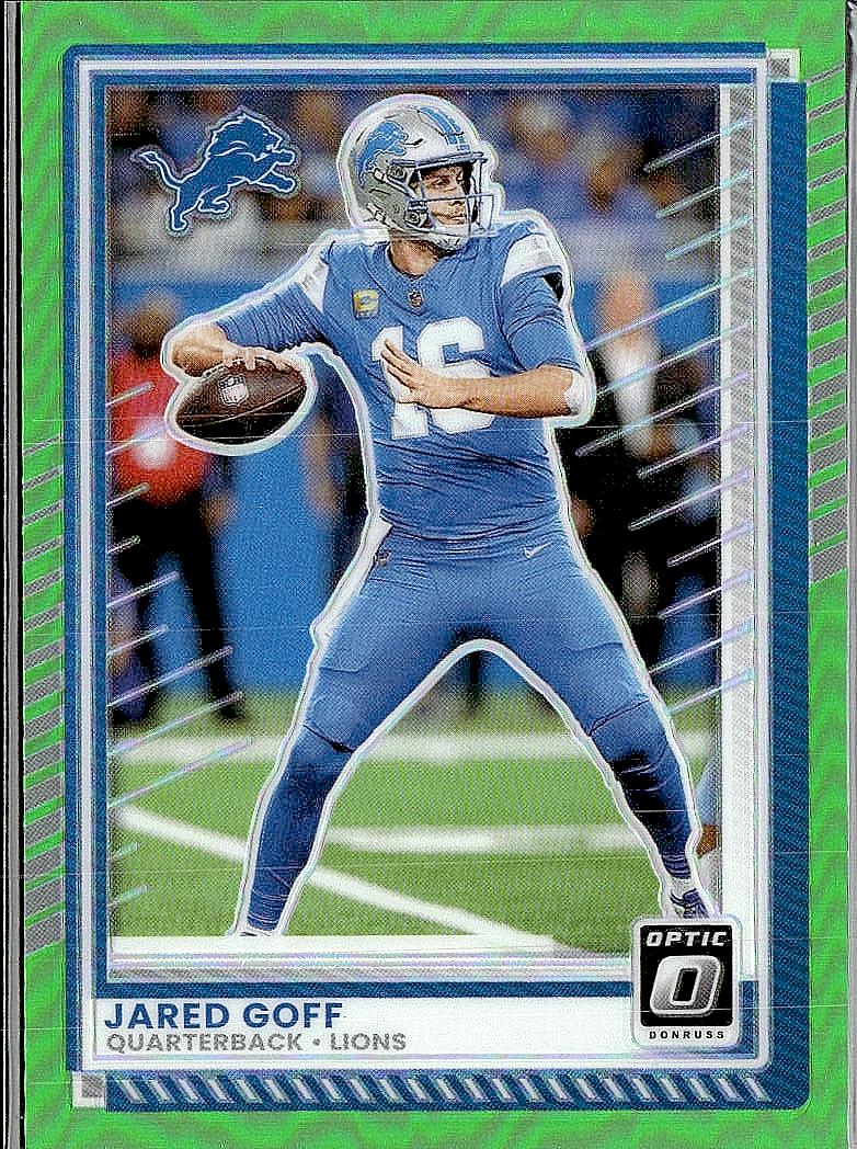 2025 Donruss Optic #149 Jared Goff green
