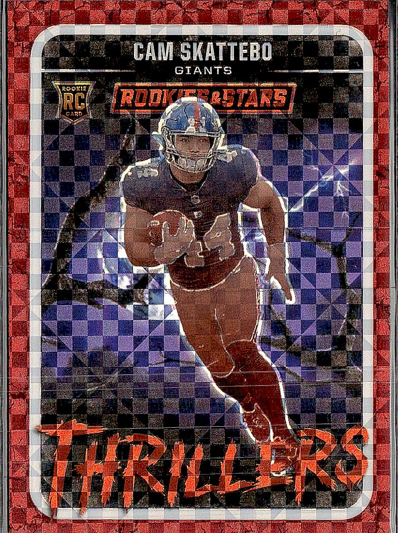 2025 Rookies and Stars Cam Skattebo   Thrillers Red Power