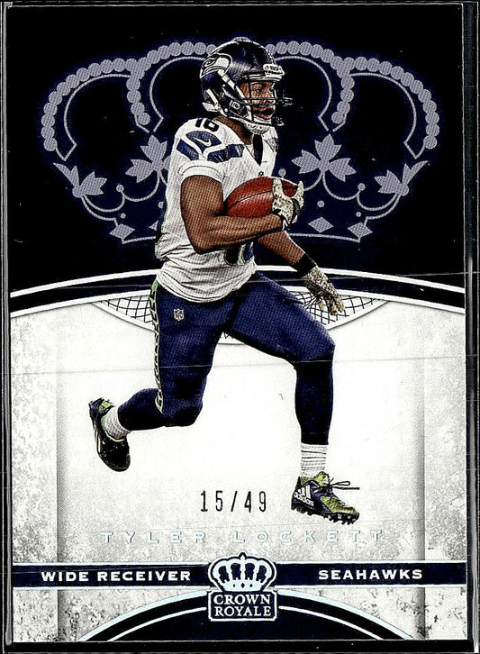 2017 Panini Crown Royale #80 Tyler Lockett #/49