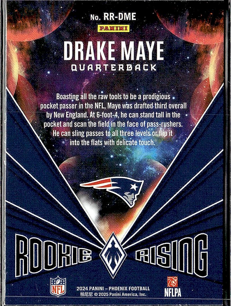 2024 Phoniex Drake Maye Rookie Riseing Wave