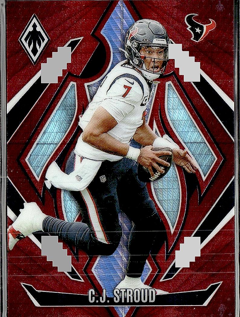 2024 Panini Phoenix #20 C.J. Stroud Red Hyper #/140
