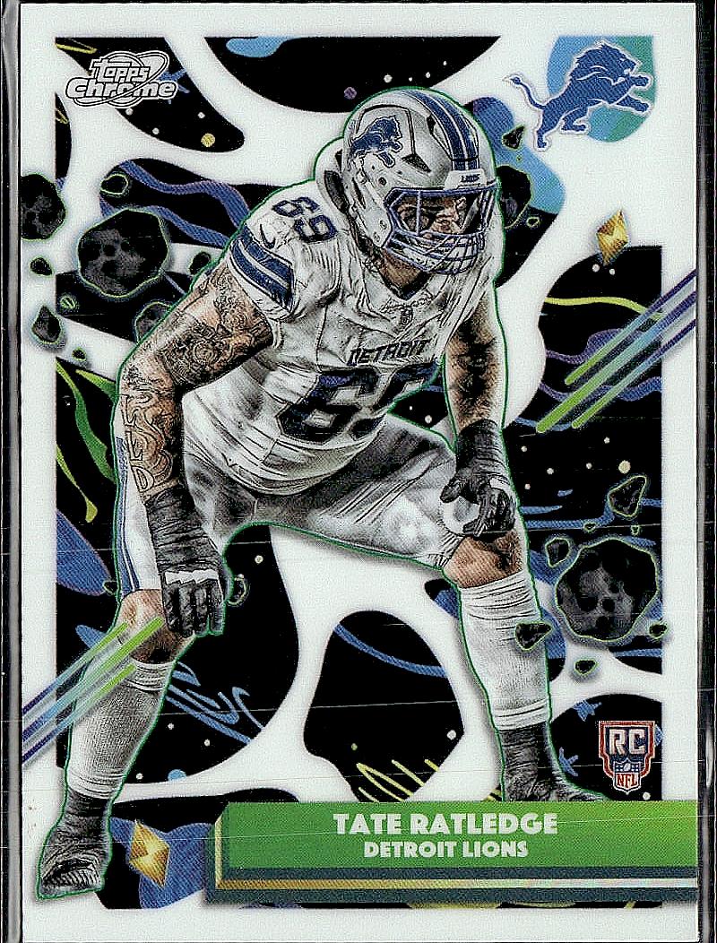 2025 Topps Chrome Cosmic #135 Tate Ratledge White Hole Refractor
