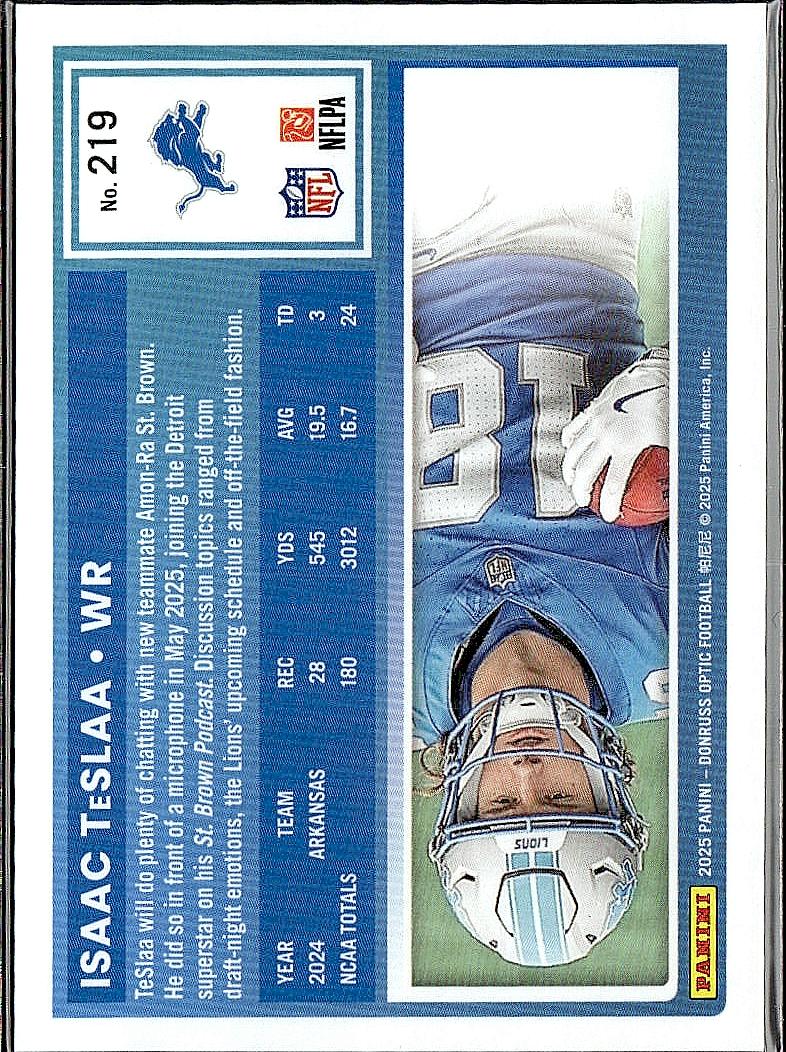 2025 Donruss Optic #219 Isaac TeSlaa