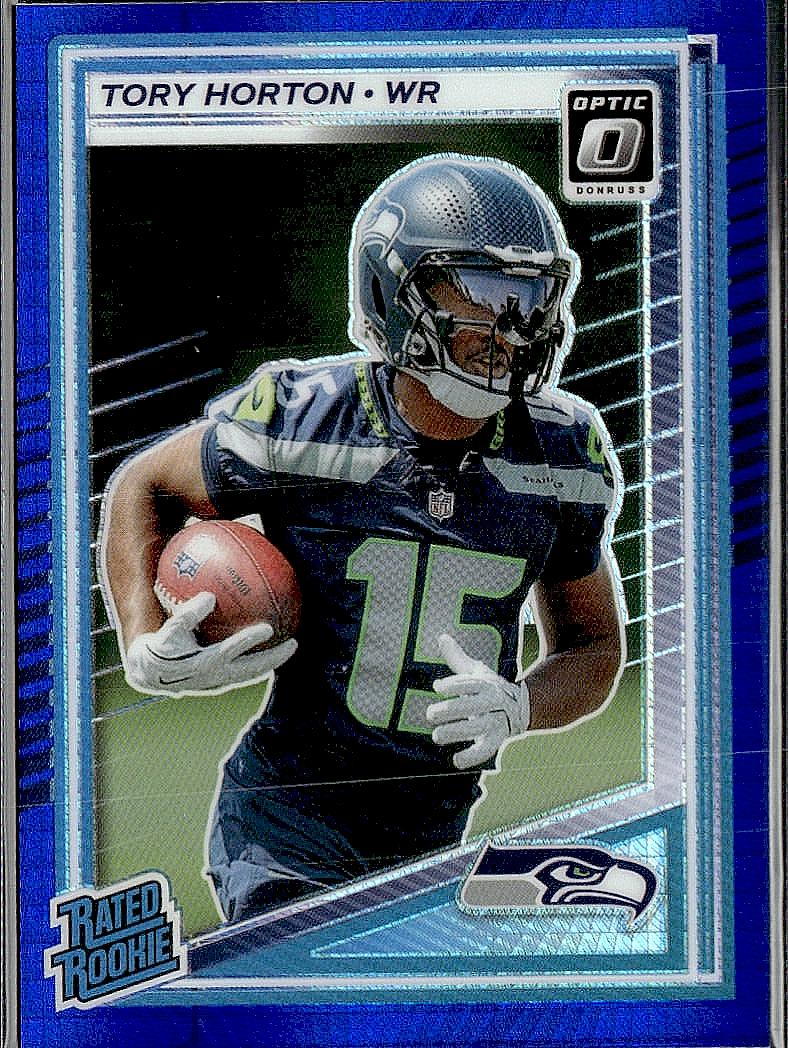 2025 Donruss Optic #295 Tory Horton Blue Hyper